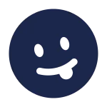 Emoji Funny Circle SVG Icon